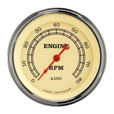 Vintage 3" Tachometer Gauge (8000 RPM) image 1