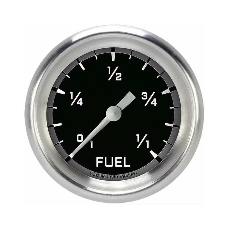 Autocross Gray 2-5/8" Fuel Level Gauge