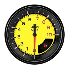 Autocross Yellow 3" Tachometer Gauge (10K) image 1