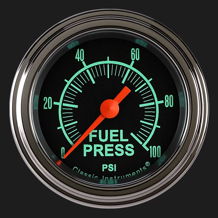 G/Stock 2-1/8" Fuel Pressure Gauge (100 PSI)