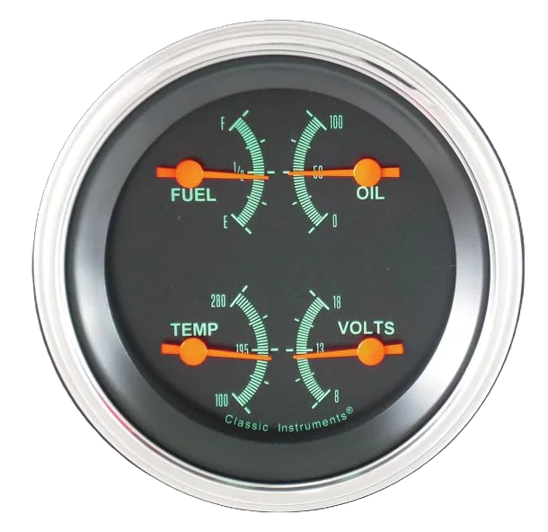 G/Stock 3" Quad Gauge (240-33 Ohm)