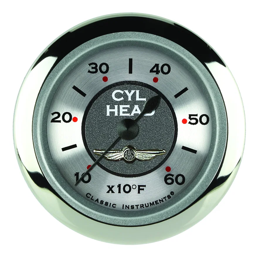 All American 2-1/8" Cylinder Head Tempature Gauge