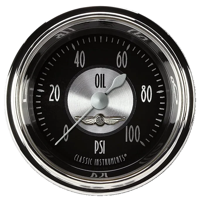 All American Tradition 2-1/8" Oil Pressure Gauge