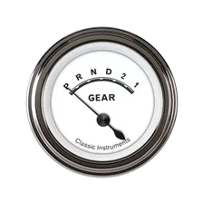 White 2-1/8" Gear Indicator image 1