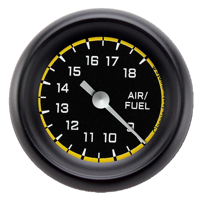 AutoCross Yellow 2-1/8" Air Fuel Ratio Gauge