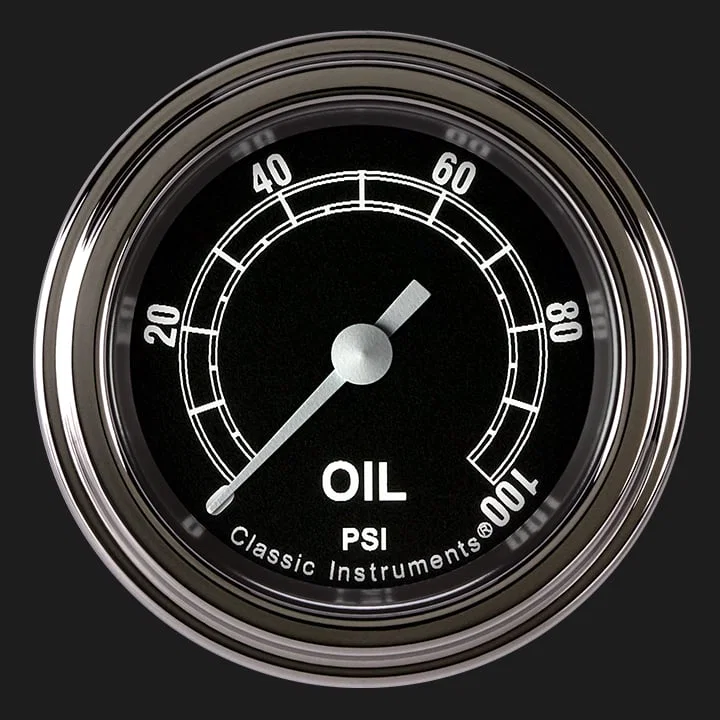 Traditional 2-1/8" Oil Pressure Gauge
