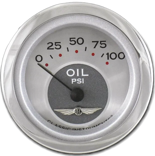 All American 2-1/8" Oil Pressure Gauge