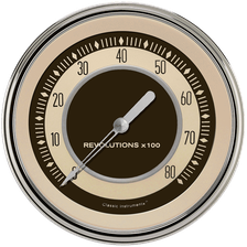 Nostalgia VT 4-5/8" Tachometer Gauge image 1