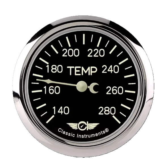 Series 2-5/8" Temperature Gauge, Full Sweep