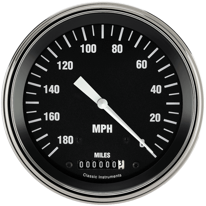 Hot Rod 4-5/8" Speedometer Gauge