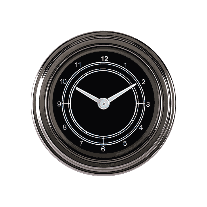 Tradtional 2-1/8" Clock W/Reset