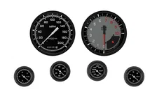 AutoCross Gray Six Gauge Set image 1