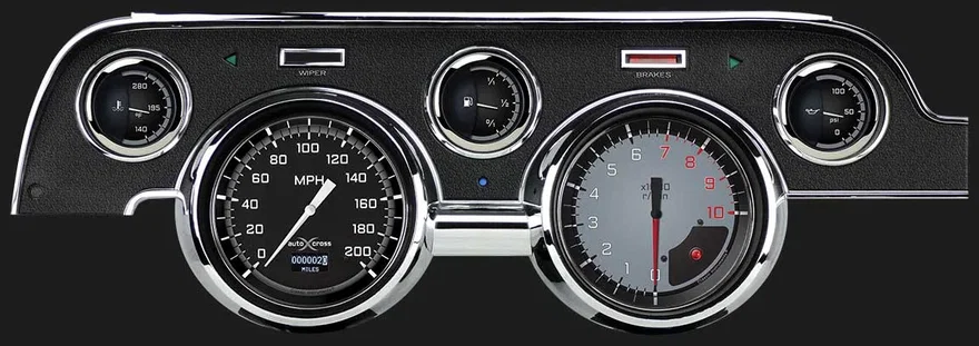 AutoCross Gray 1967-68 Mustang