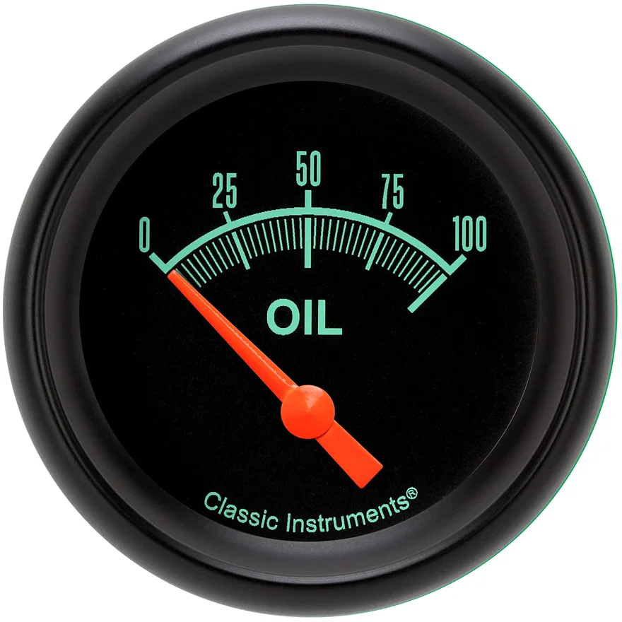 G/Stock 2-5/8" Oil Pressure Electric Gauge (100 PSI)