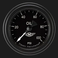 Moal Bomber 2-1/8" Oil Pressure Gauge image 1