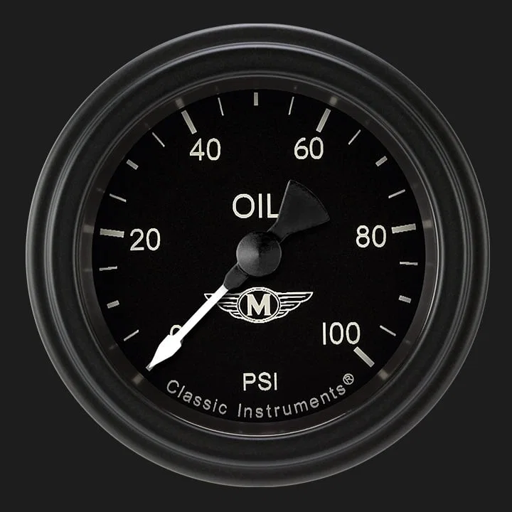 Moal Bomber 2-1/8" Oil Pressure Gauge