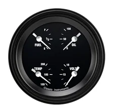 Hot Rod 3" Quad Gauge (240-33 Ohm) image 1