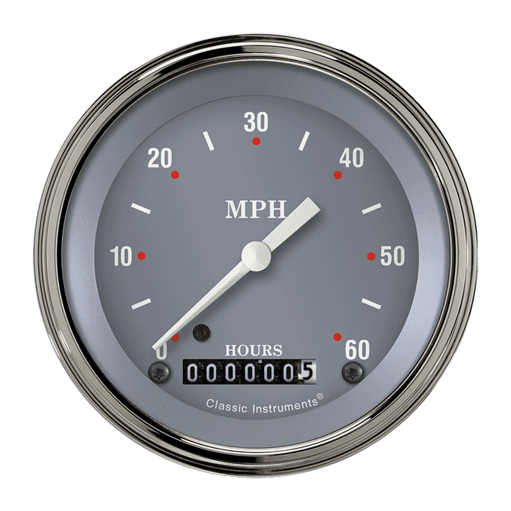SG Series 3-3/8" Low Speed Speedometer Gauge