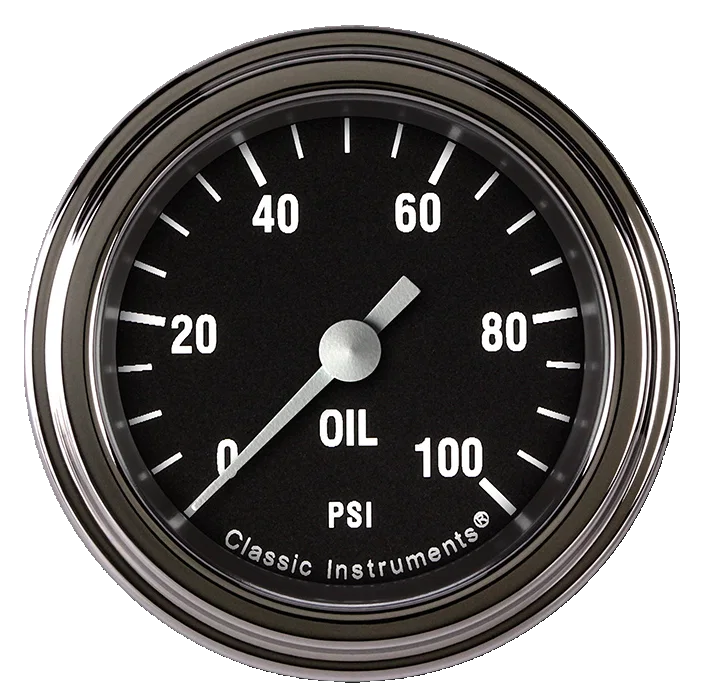 Hot Rod 2-1/8" Oil Pressure Gauge