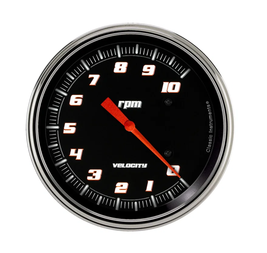 Velocity Black 5" Tachometer Gauge (10K)