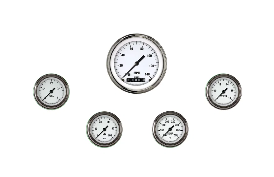 White Hot Five Gauge Set
