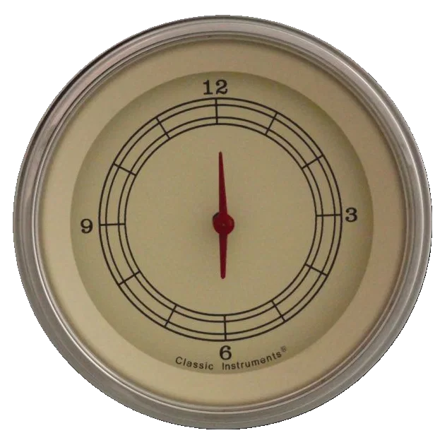 Vintage 3" Clock W Reset