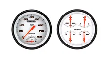 Velocity White Two Gauge Set image 1