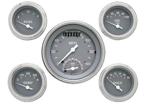 SG 3" Ultimate With 2-1/8" Fuel/Temp/Volt/Oil GM