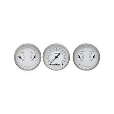 White 3" Speedo/2 Duals-GM image 1