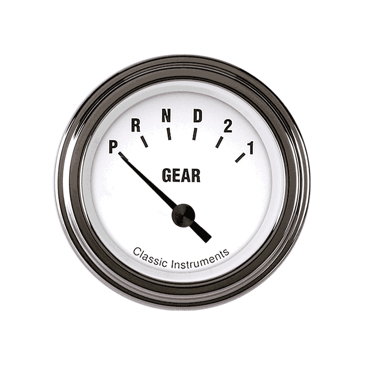 White Hot 2-1/8" Gear Indicator