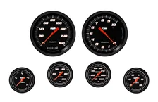 Velocity Black Six Gauge Set image 1
