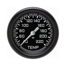 Autocross Gray 2-5/8" Stock Eliminator Tempature Gauge image 1