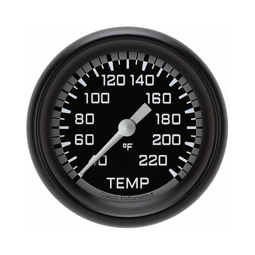 Autocross Gray 2-5/8" Stock Eliminator Tempature Gauge