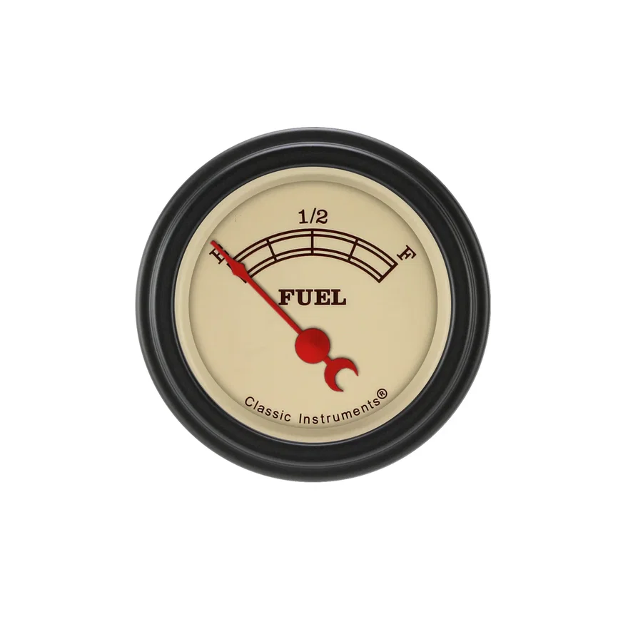Vintage 2-1/8" Fuel Level Gauge (240-33 Ohm)