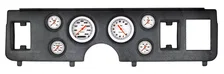 1979-86 Mustang Velocity White Full Sweep 6 Gauge Set Ford image 1