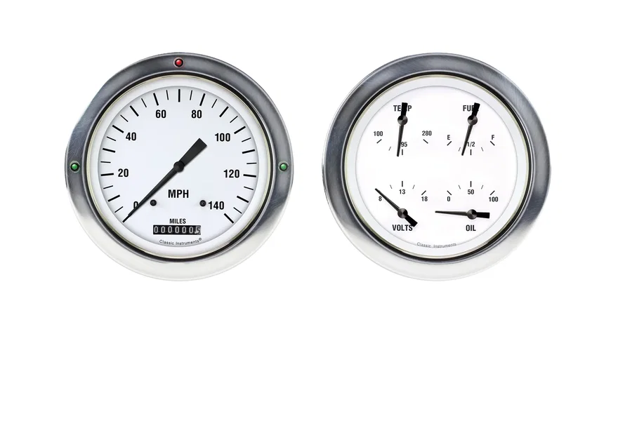 1954-55 White Hot Chevy Truck 5" Speed/Quad-LS