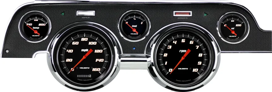 Velocity Black 1967-68 Mustang