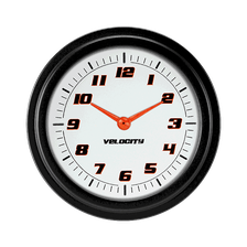 Velocity White 2-5/8" Clock image 1