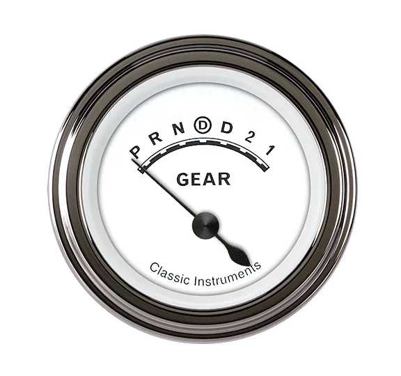 White 2-1/8" Gear Select W/OD