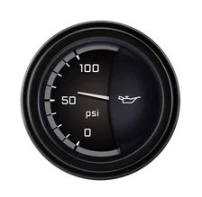 AutoCross Gray 2-1/8" Oil Pressure Gauge image 1