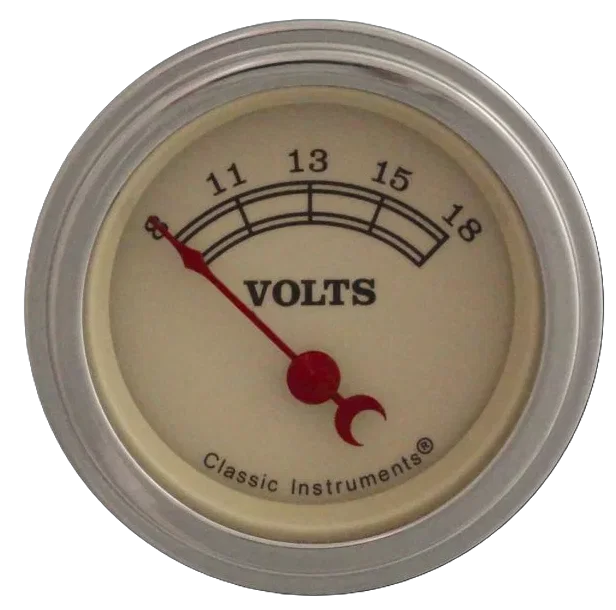 Vintage 2-1/8" Volt Gauge