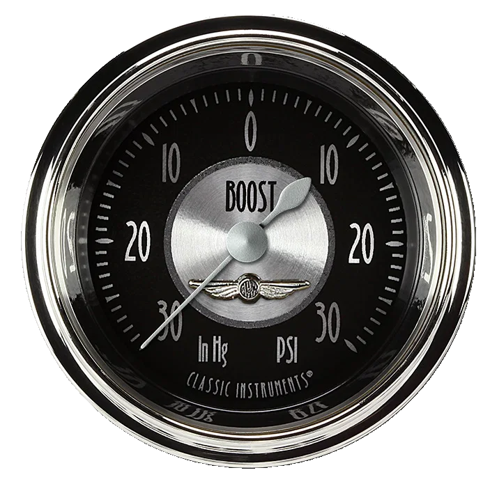All American Tradition 2-1/8" Boost/Vac Gauge