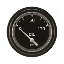 Autocross Gray 2-5/8" Oil Pressure Gauge image 1