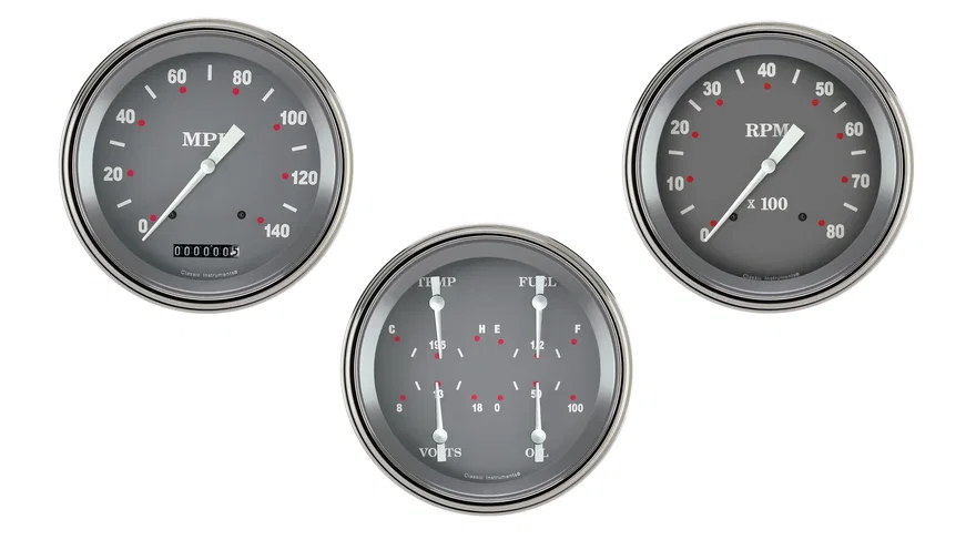 SG Series 5" Speed, Quad and Tach GM