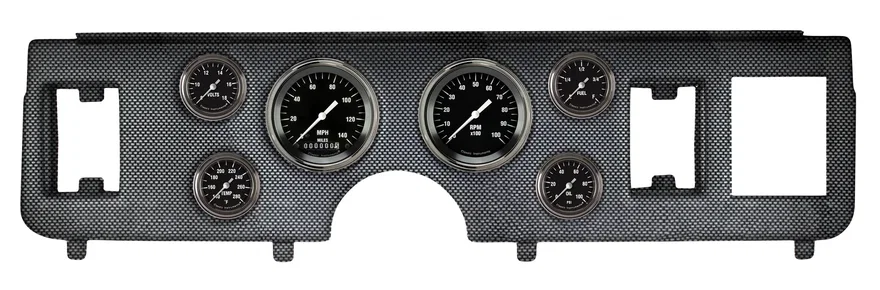 1979-86 Mustang Hot Rod Six Gauge Set Ford