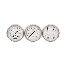 White Hot 5" Speed, Quad and Tach GM image 1