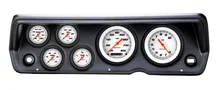 1970-76 Duster Velocity White Full Sweep Six Gauge Set Mopar image 1