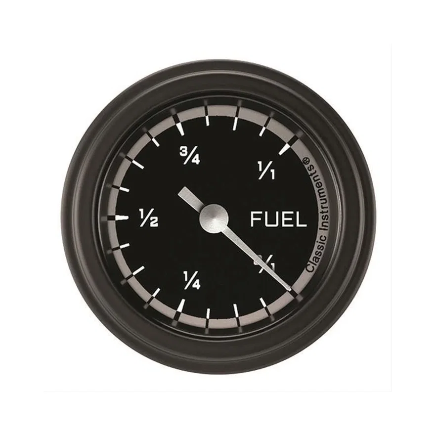 Autocross Gray 2-1/8" Fuel Level Gauge