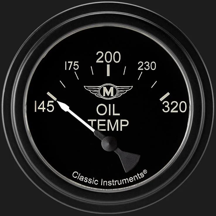 Moal Bomber 2-5/8" Oil Temperature Gauge