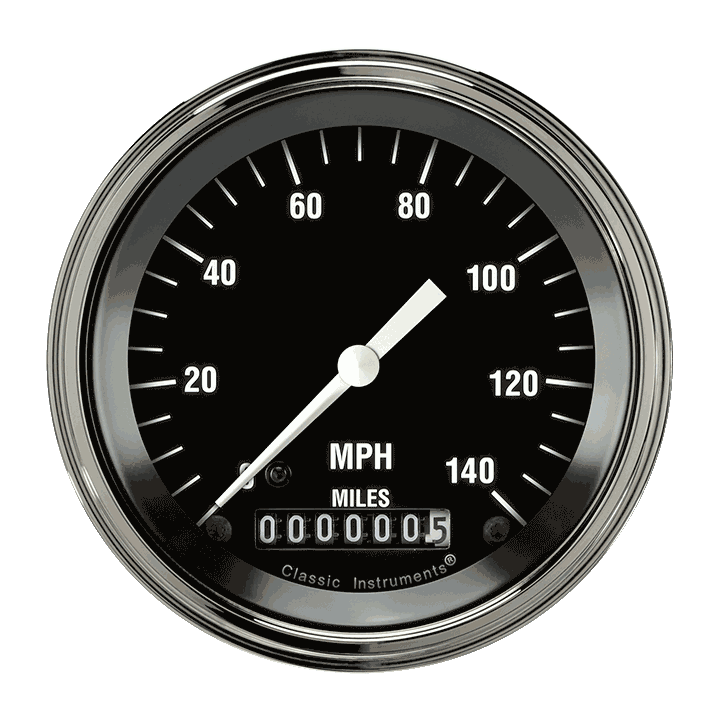 Hot Rod 3" Speedometer Gauge (140 MPH)